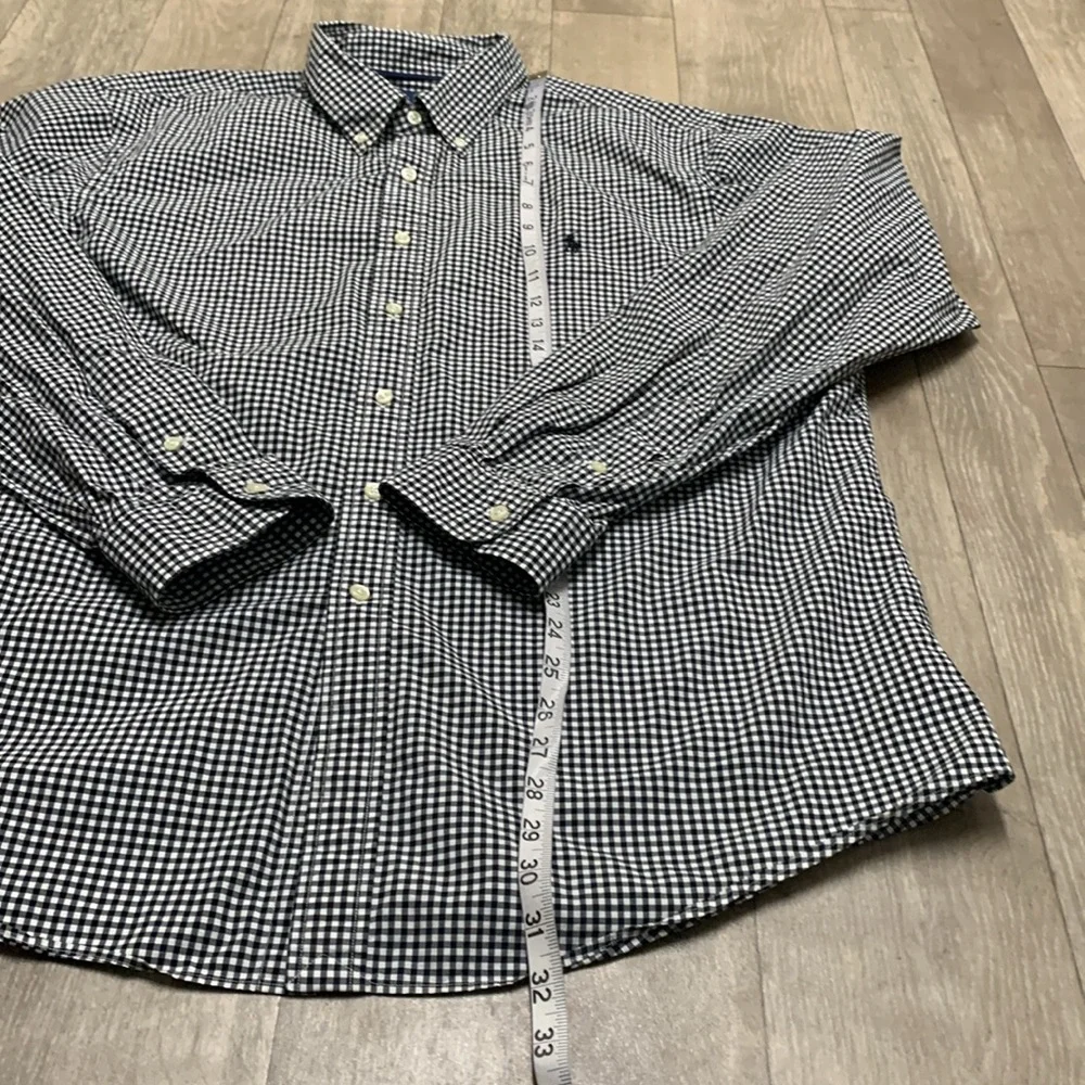 Mens Polo Ralph Lauren Gingham Slim‎ Fit Button Up Stretch Casual Shirt